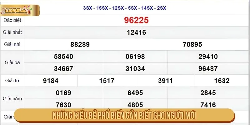 Những kiểu đề phổ biến cần biết cho người mới